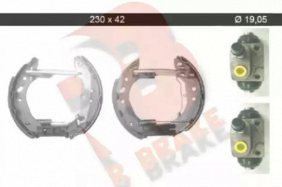 R BRAKE 79rbkt0041 -  Комплект тормозных колодок